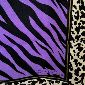 Oscar de la Renta 100% Silk Scarf